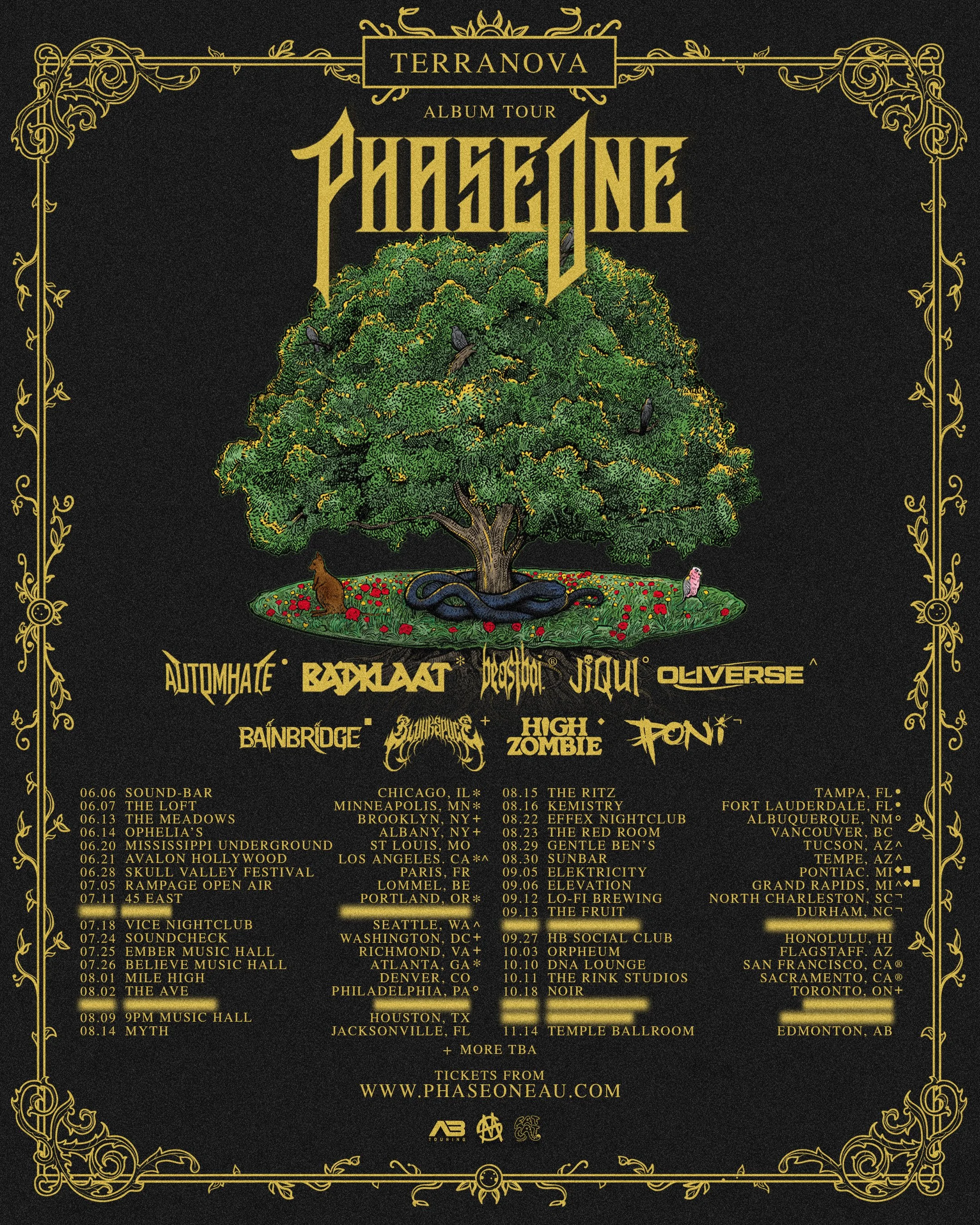 PhaseOne - TERRANOVA Album Tour